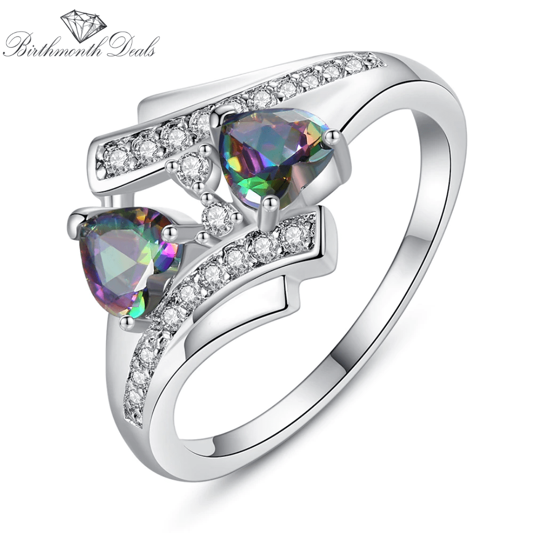 June Alexandrite Birthstone Ring - Birthmonth Deals