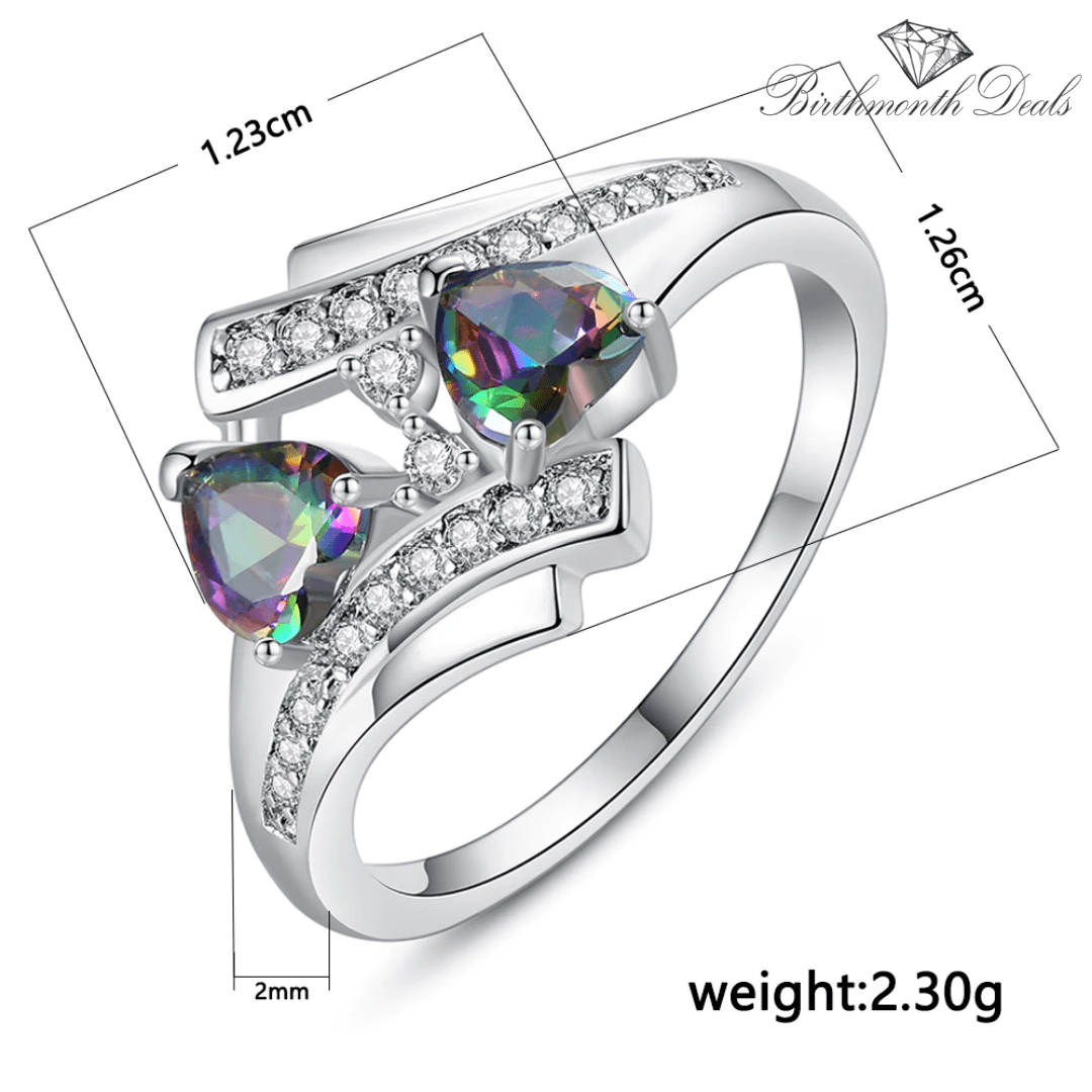 June Alexandrite Birthstone Ring - Birthmonth Deals