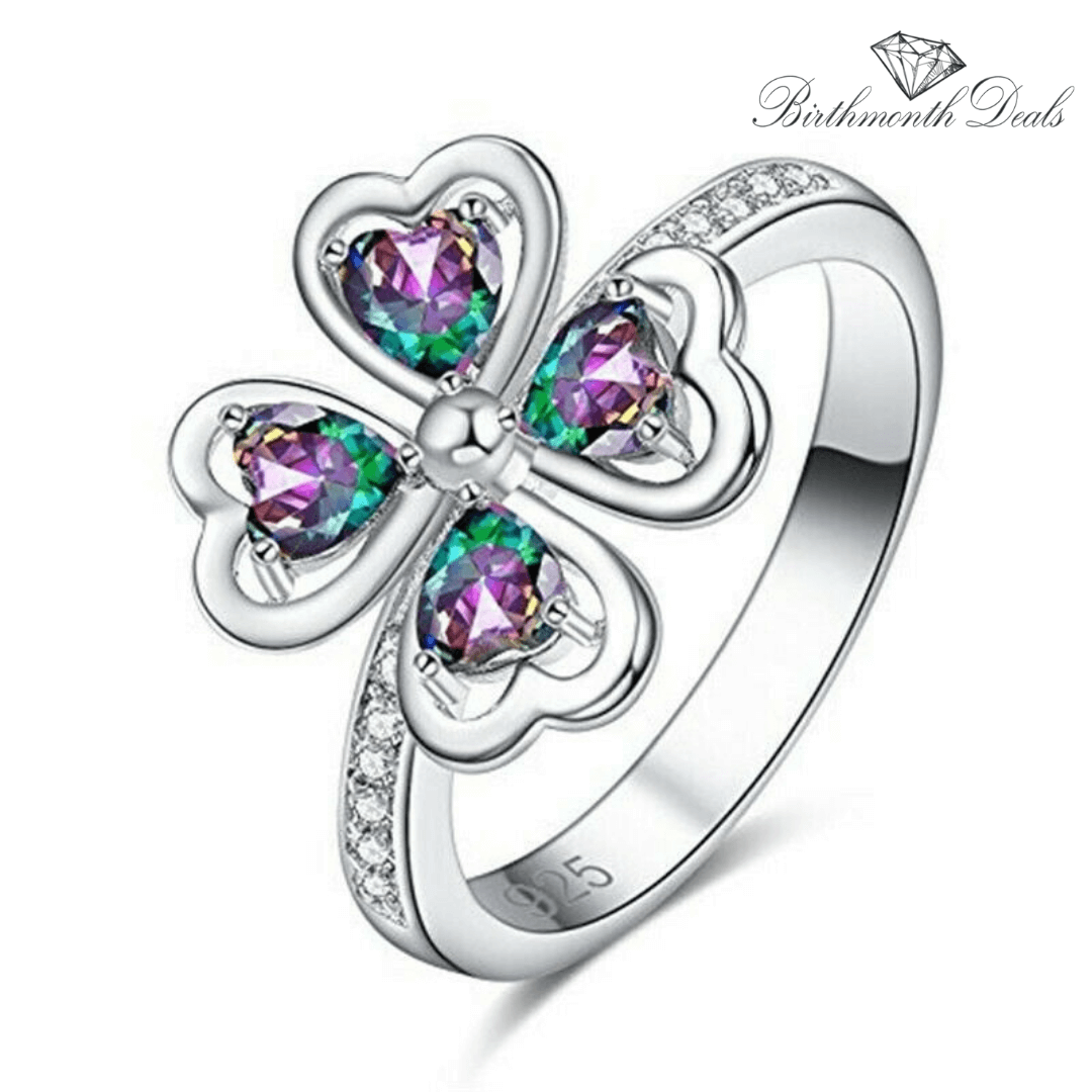 June Alexandrite Birthstone Ring - Birthmonth Deals