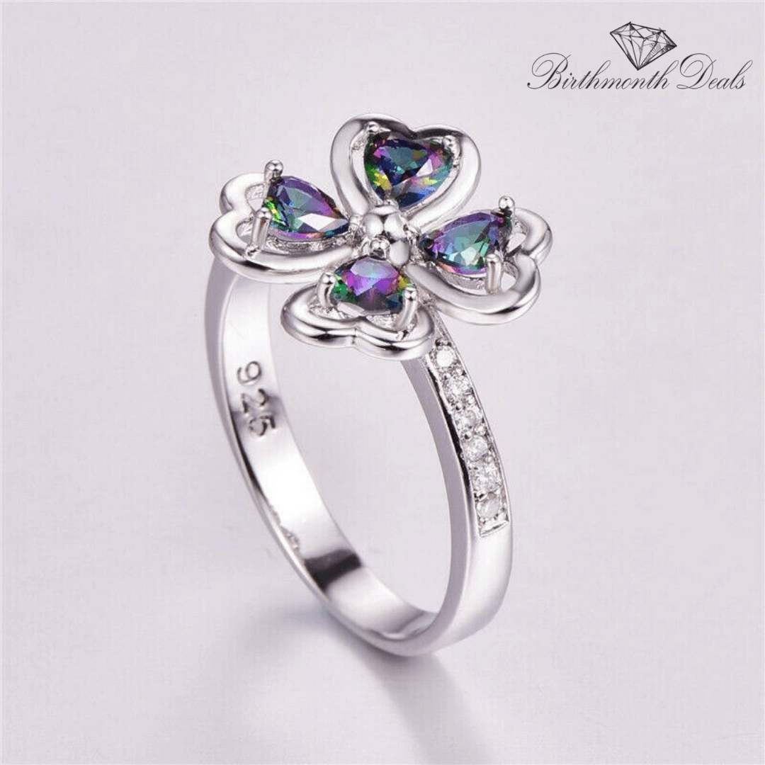 June Alexandrite Birthstone Ring - Birthmonth Deals