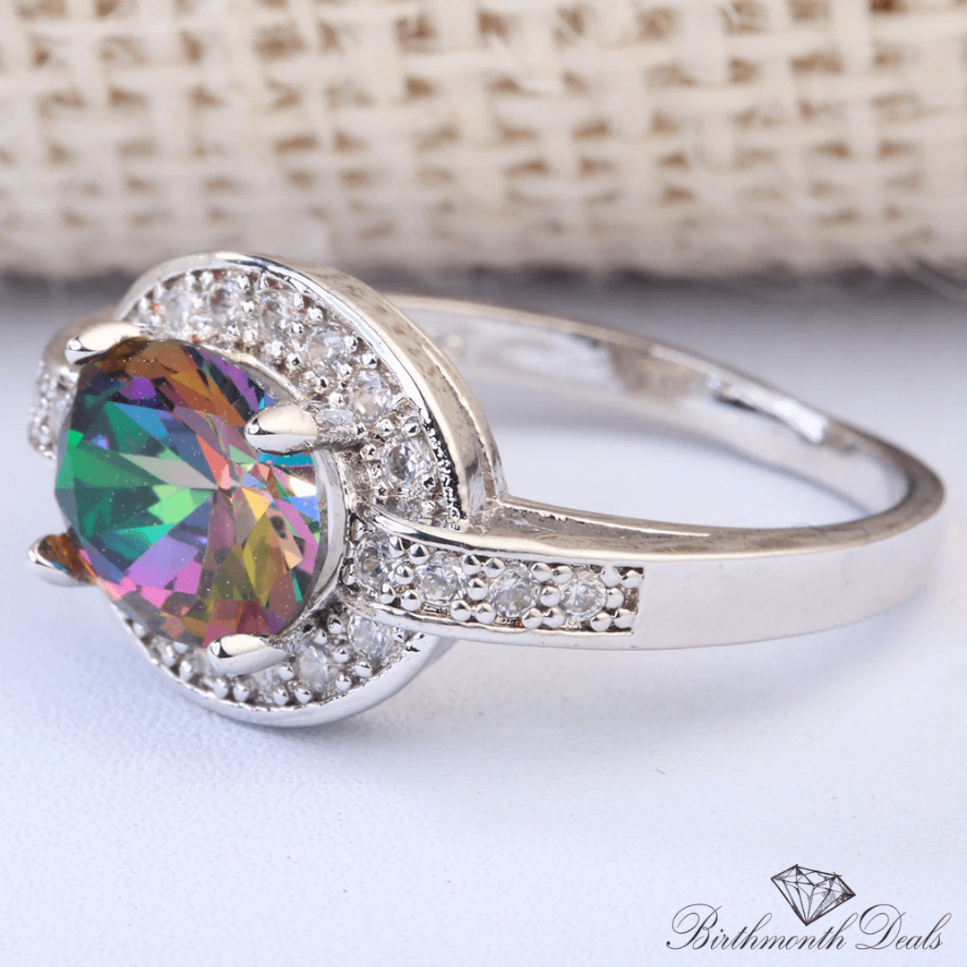 June Alexandrite Birthstone Ring - Birthmonth Deals