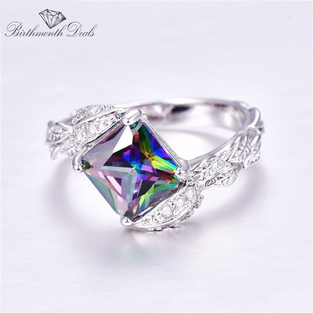 June Alexandrite Birthstone Ring - Birthmonth Deals