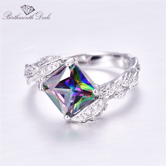 June Alexandrite Birthstone Ring - Birthmonth Deals