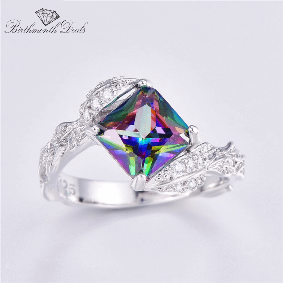 June Alexandrite Birthstone Ring - Birthmonth Deals