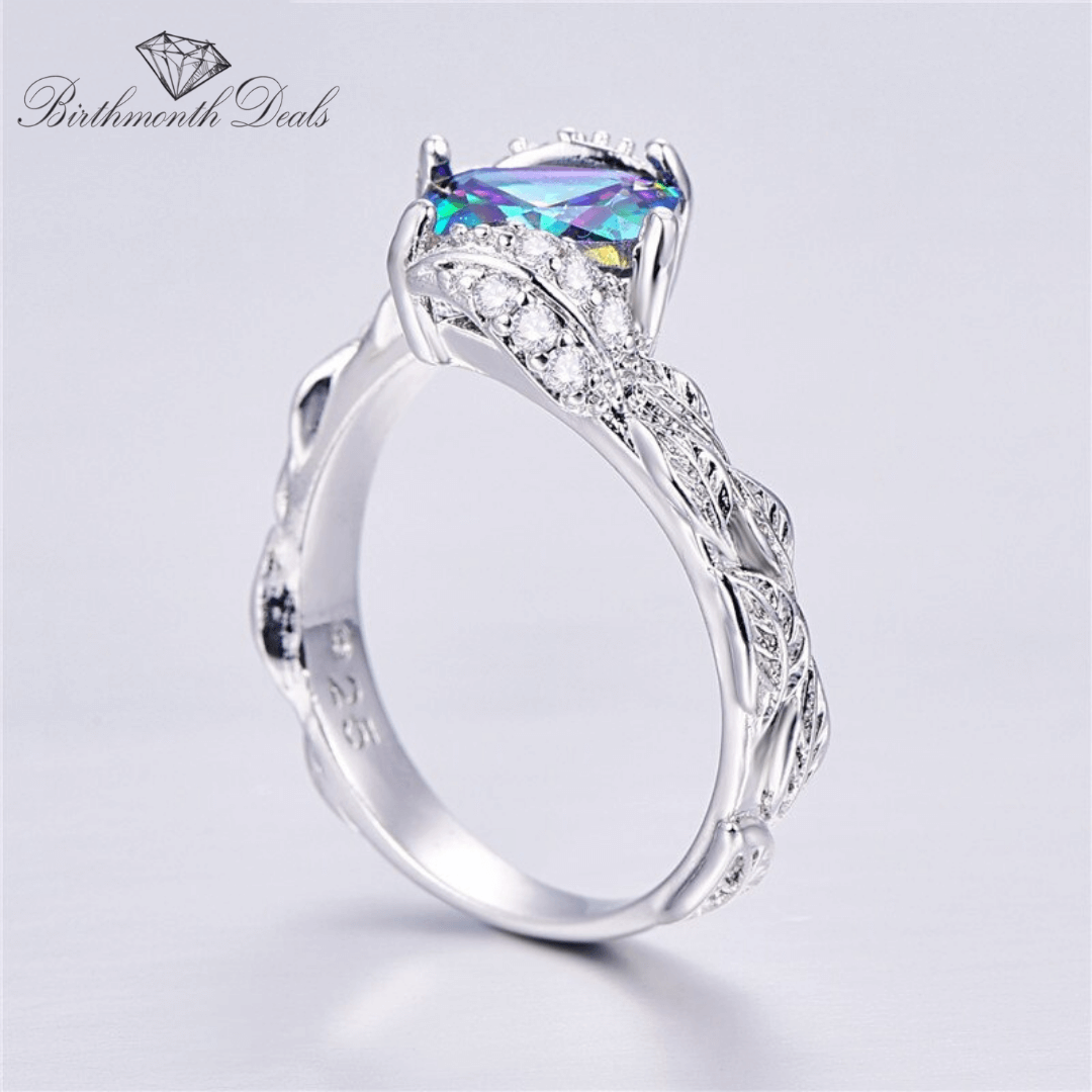 June Alexandrite Birthstone Ring - Birthmonth Deals