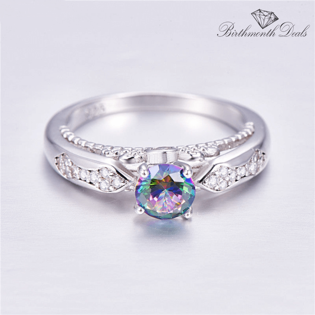 June Alexandrite Birthstone Ring - Birthmonth Deals
