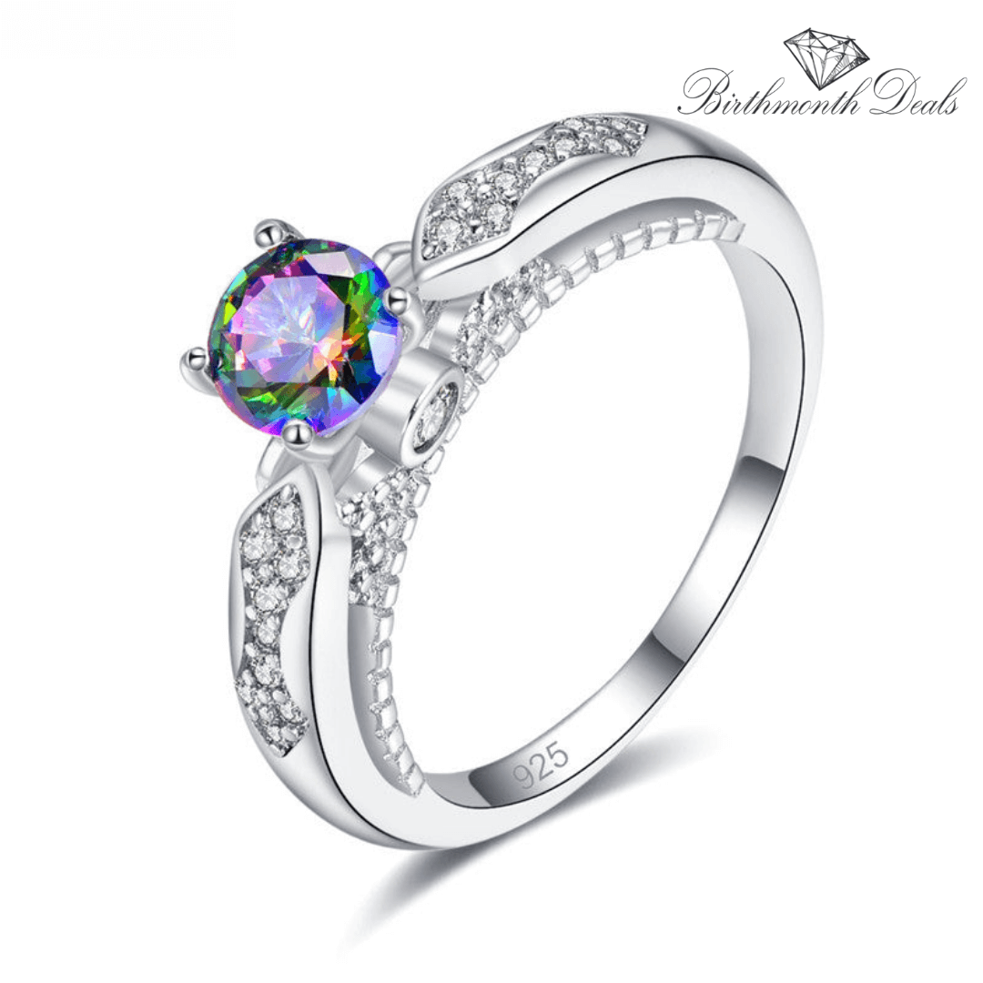 June Alexandrite Birthstone Ring - Birthmonth Deals