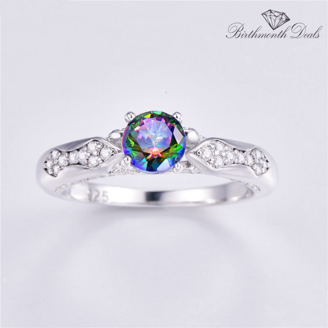 June Alexandrite Birthstone Ring - Birthmonth Deals
