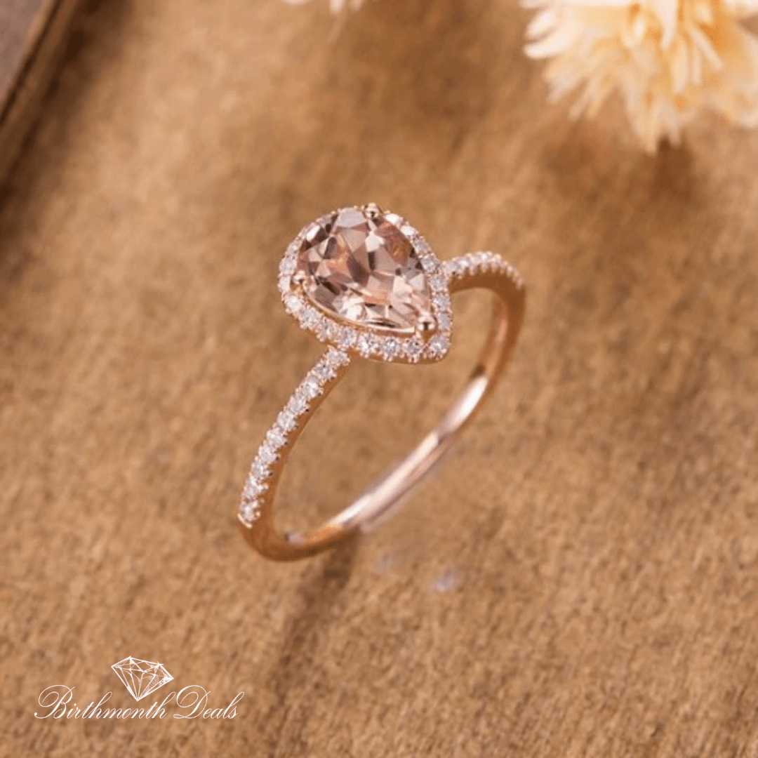 November Citrine Birthstone Ring - Birthmonth Deals