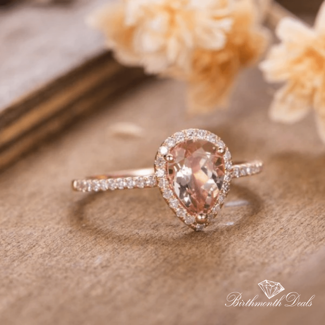 November Citrine Birthstone Ring - Birthmonth Deals