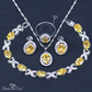 November Citrine Birthstone Jewelry Set - Birthmonth Deals