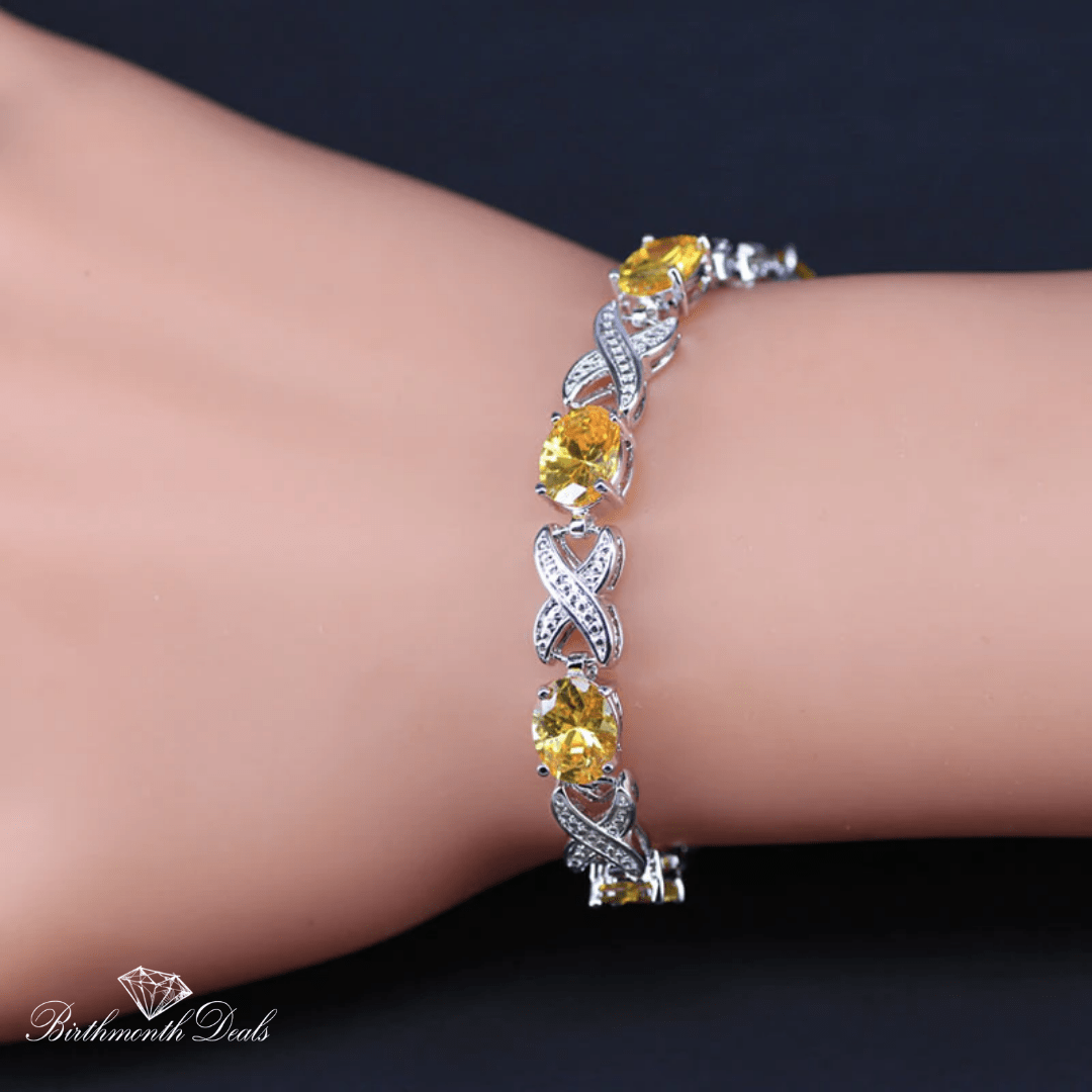 November Citrine Birthstone Jewelry Set - Birthmonth Deals