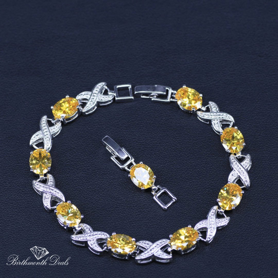 November Citrine Birthstone Jewelry Set - Birthmonth Deals