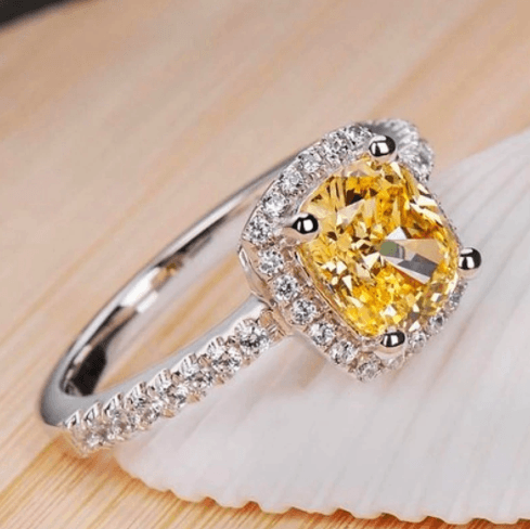 November Citrine Birthstone Ring - Birthmonth Deals