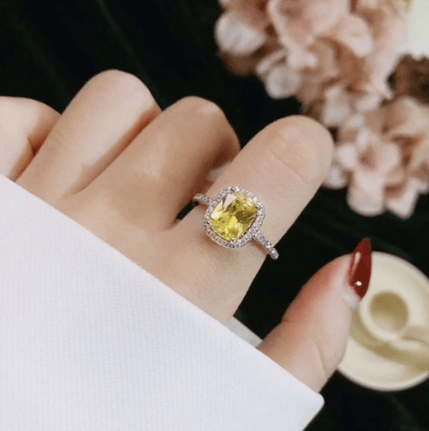 November Citrine Birthstone Ring - Birthmonth Deals