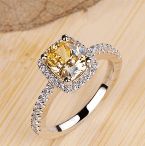 November Citrine Birthstone Ring - Birthmonth Deals