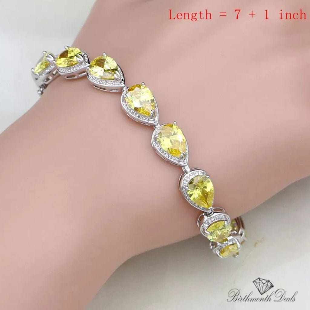 November Citrine Birthstone Jewelry Set - Birthmonth Deals