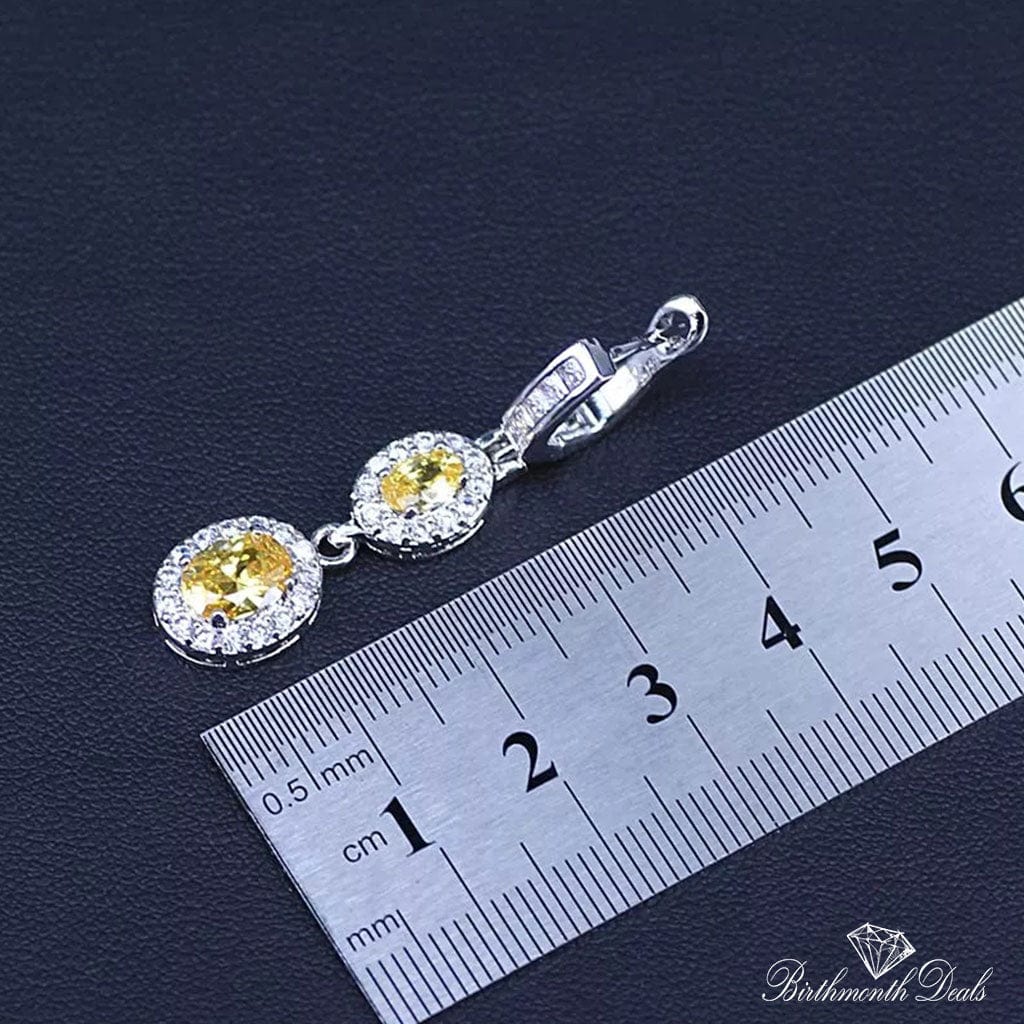 November Citrine Birthstone Jewelry Set - Birthmonth Deals