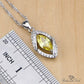 November Citrine Birthstone Jewelry Set - Birthmonth Deals