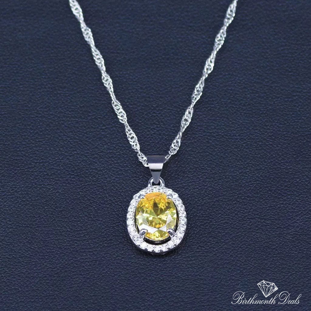 November Citrine Birthstone Jewelry Set - Birthmonth Deals