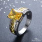 November Citrine Birthstone Ring - Birthmonth Deals