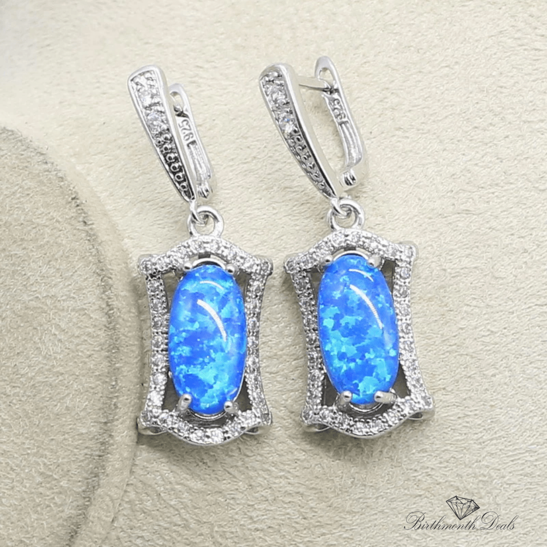 October Opal Birthstone Jewelry Set - Birthmonth Deals