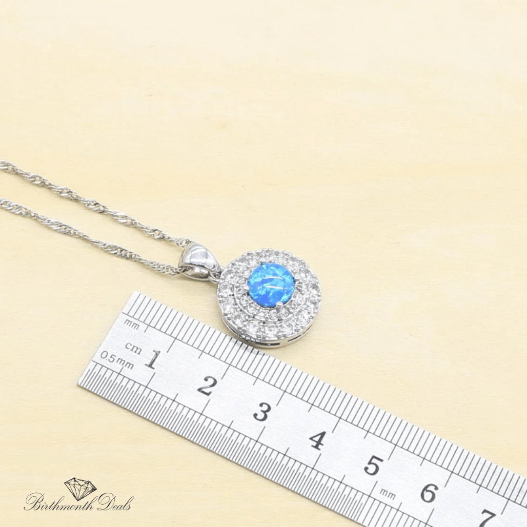 October Opal Birthstone Jewelry Set - Birthmonth Deals