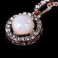 October Opal Birthstone Necklace - Birthmonth Deals