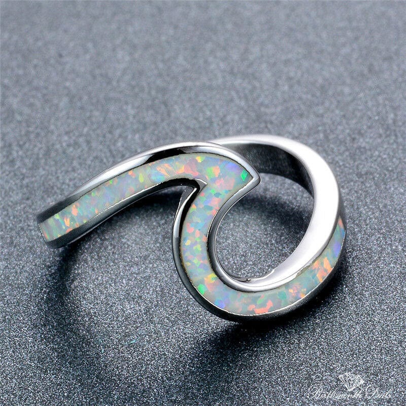 October Opal Birthstone Ring - Birthmonth Deals