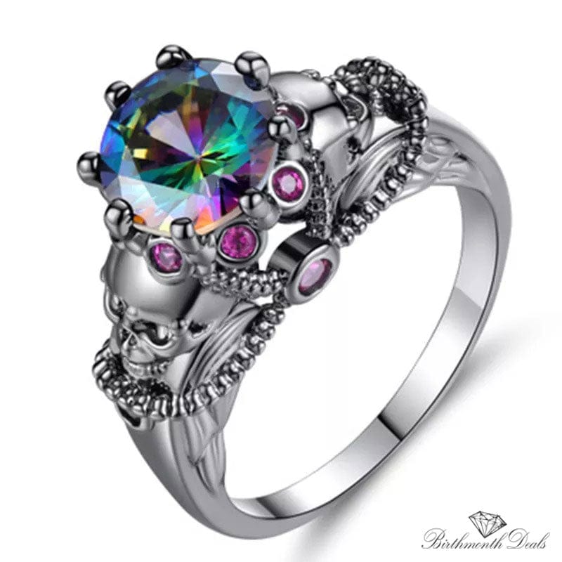 October Opal Birthstone Ring - Birthmonth Deals