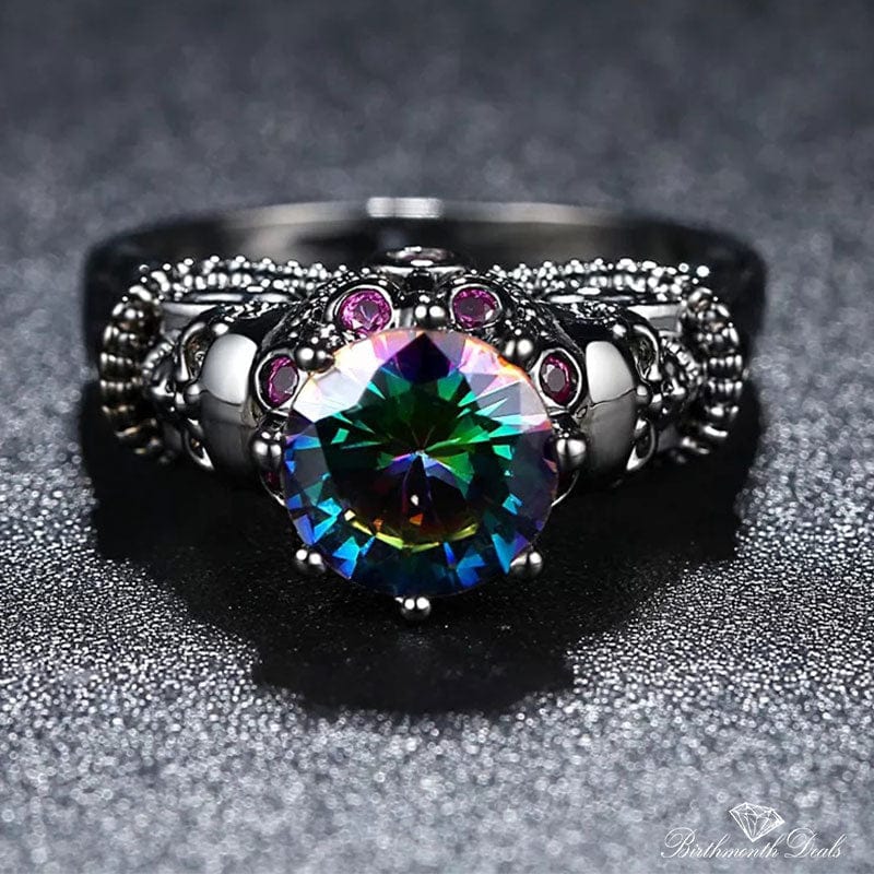 October Opal Birthstone Ring - Birthmonth Deals