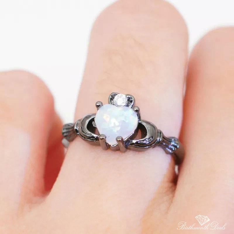 October Opal Birthstone Ring - Birthmonth Deals