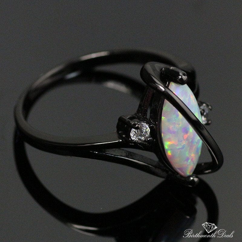 October Opal Birthstone Ring - Birthmonth Deals