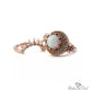 October Opal Birthstone Stacking Ring - Birthmonth Deals