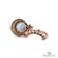 October Opal Birthstone Stacking Ring - Birthmonth Deals