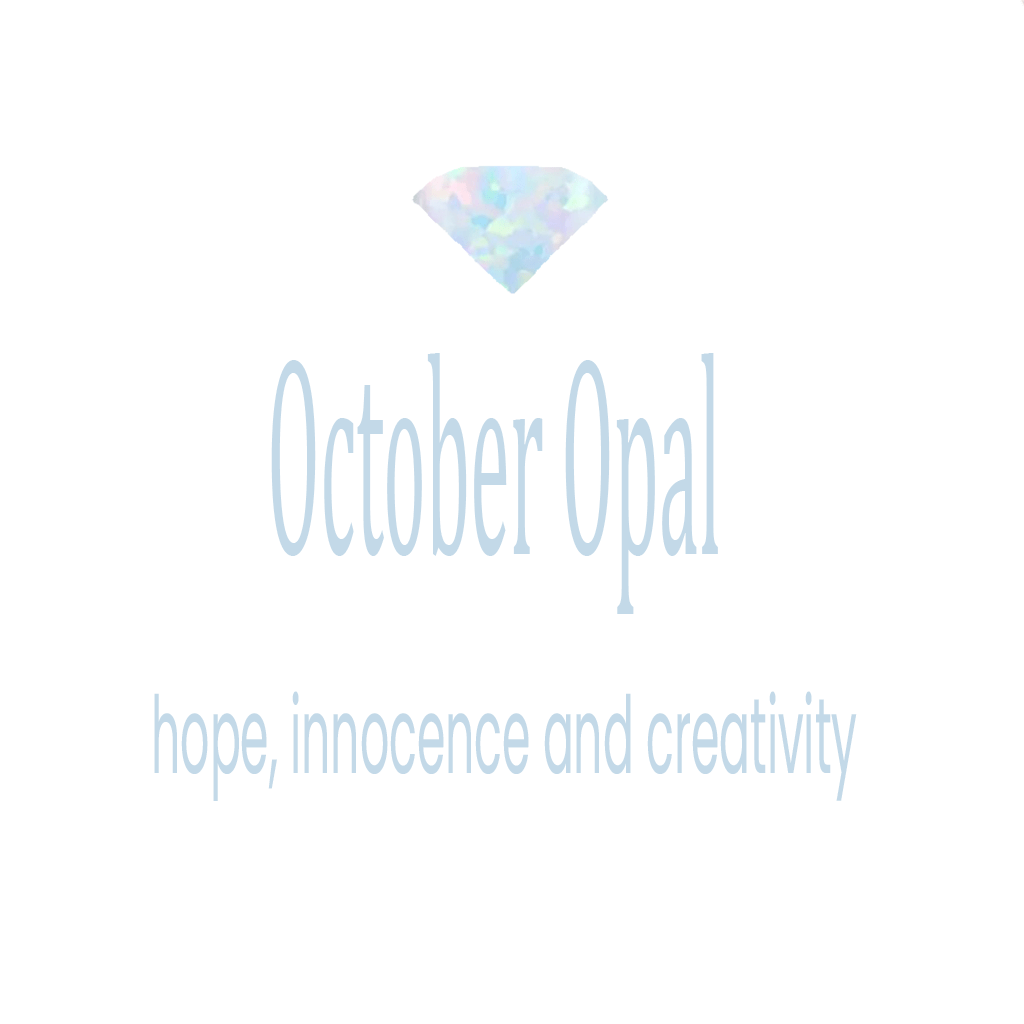 October Opal Birthstone Ring - Birthmonth Deals