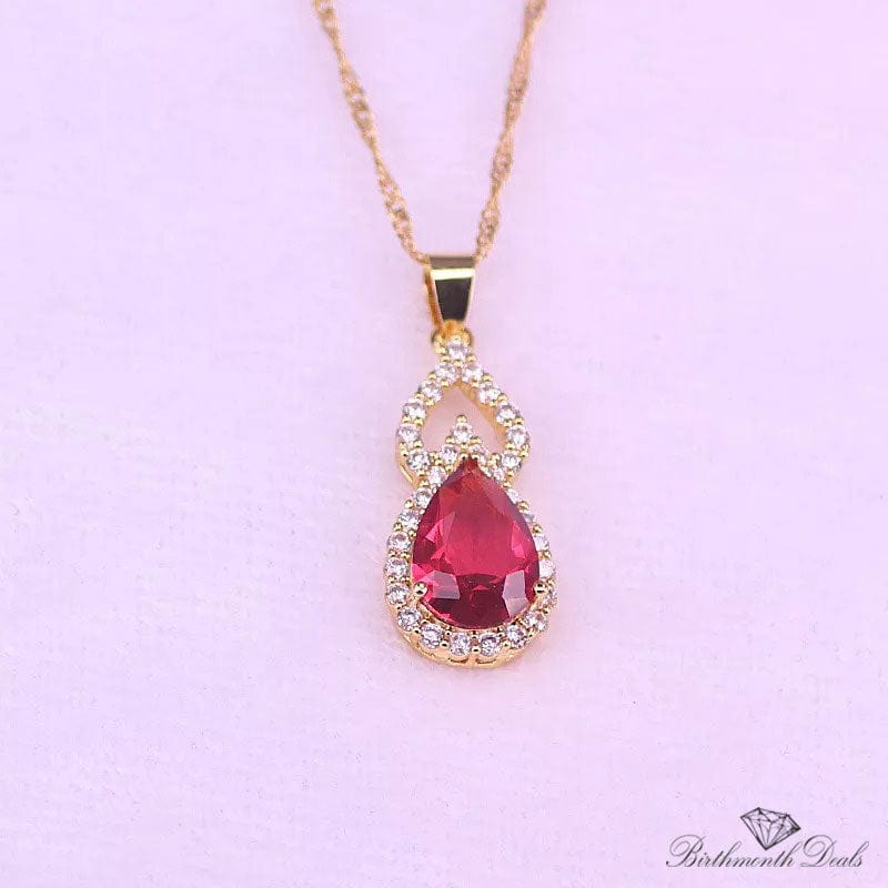 October Pink Tourmaline Birthstone Jewelry Set - Birthmonth Deals