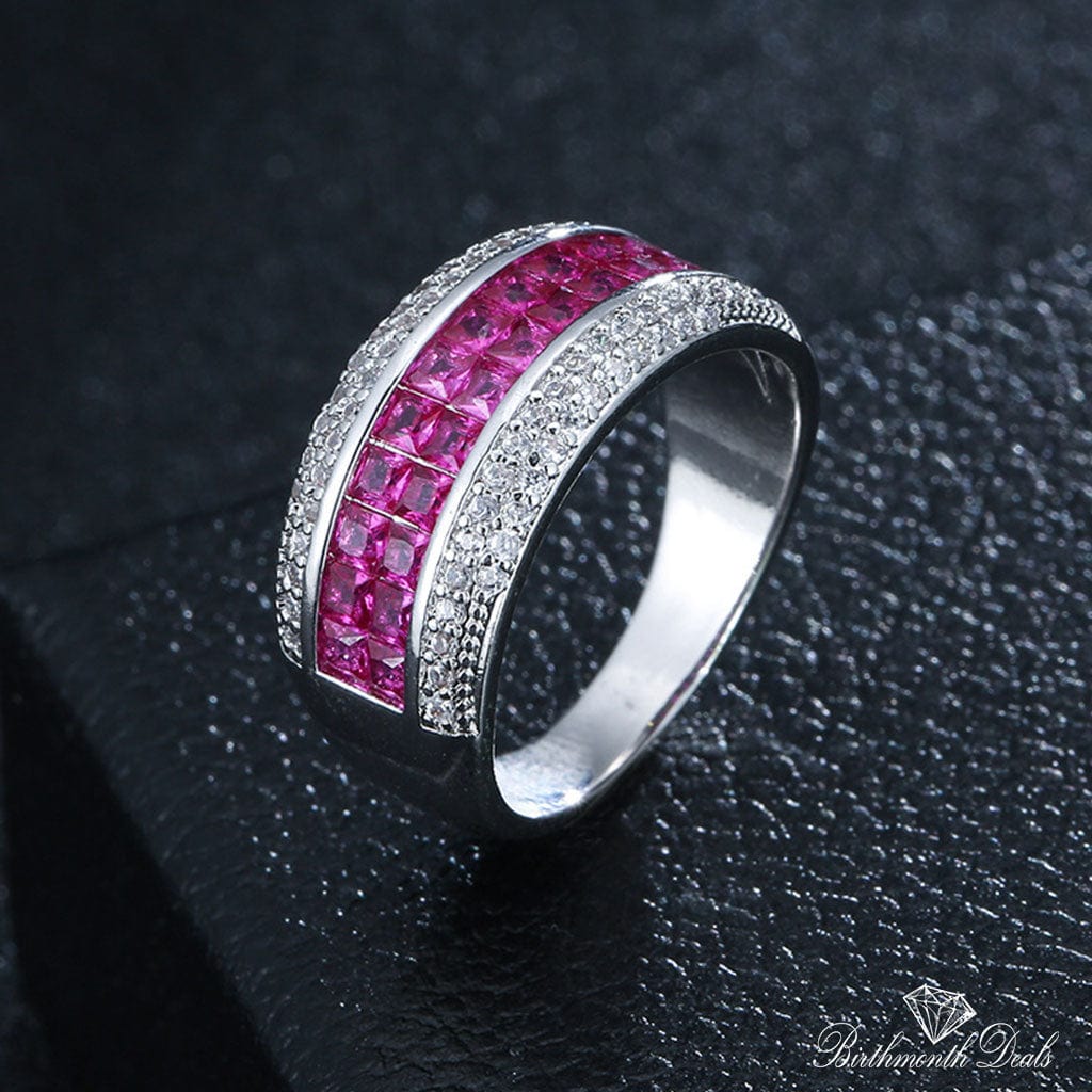 October Tourmaline Birthstone Ring - Birthmonth Deals