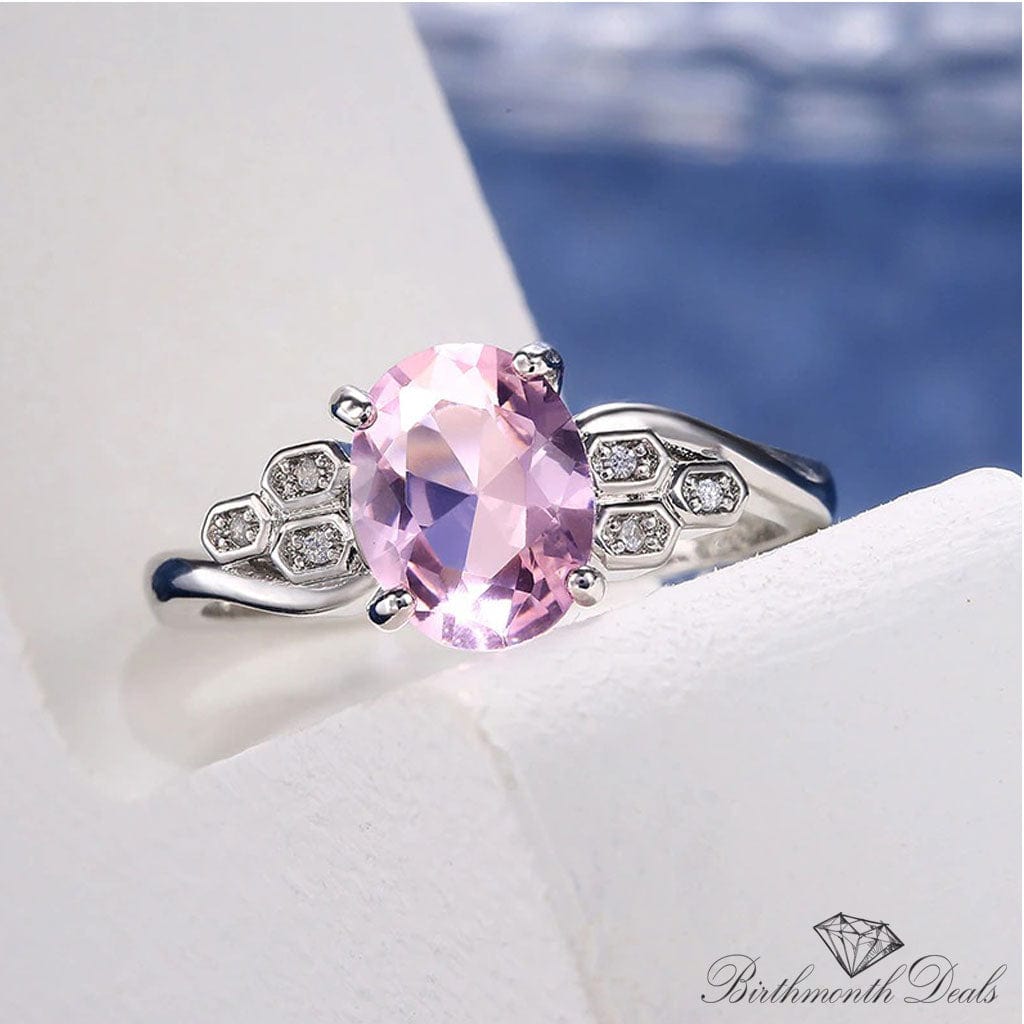 October Tourmaline Birthstone Ring - Birthmonth Deals