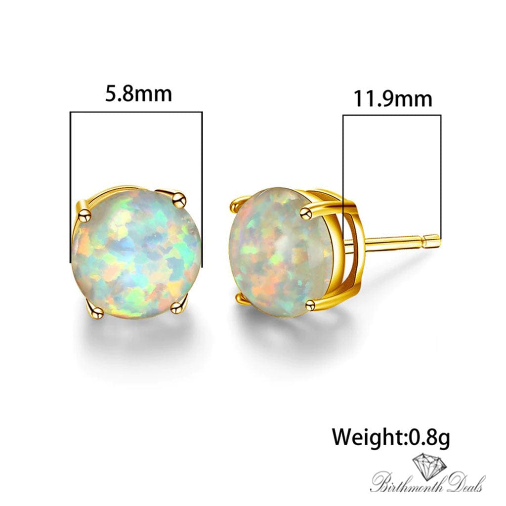 Opal Earrings - Birthmonth Deals