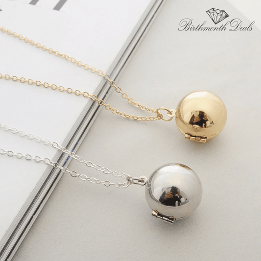 Openable Ball Necklace - Birthmonth Deals