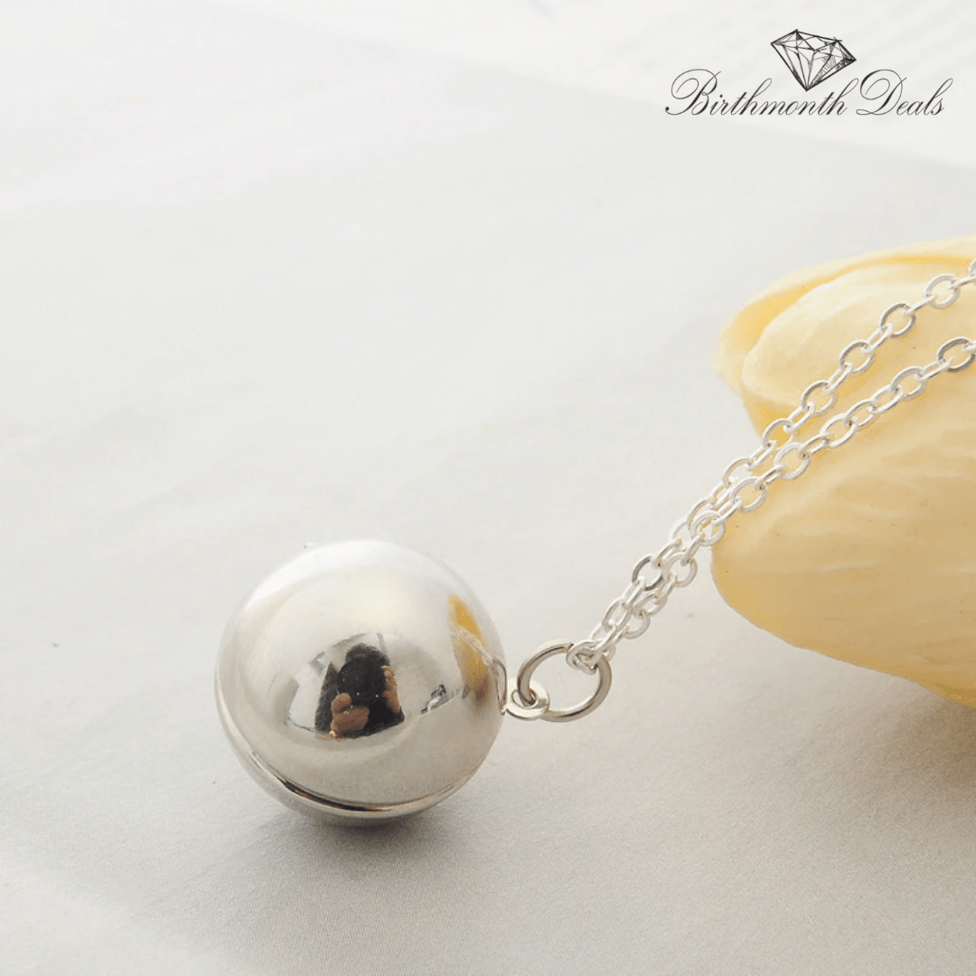 Openable Ball Necklace - Birthmonth Deals