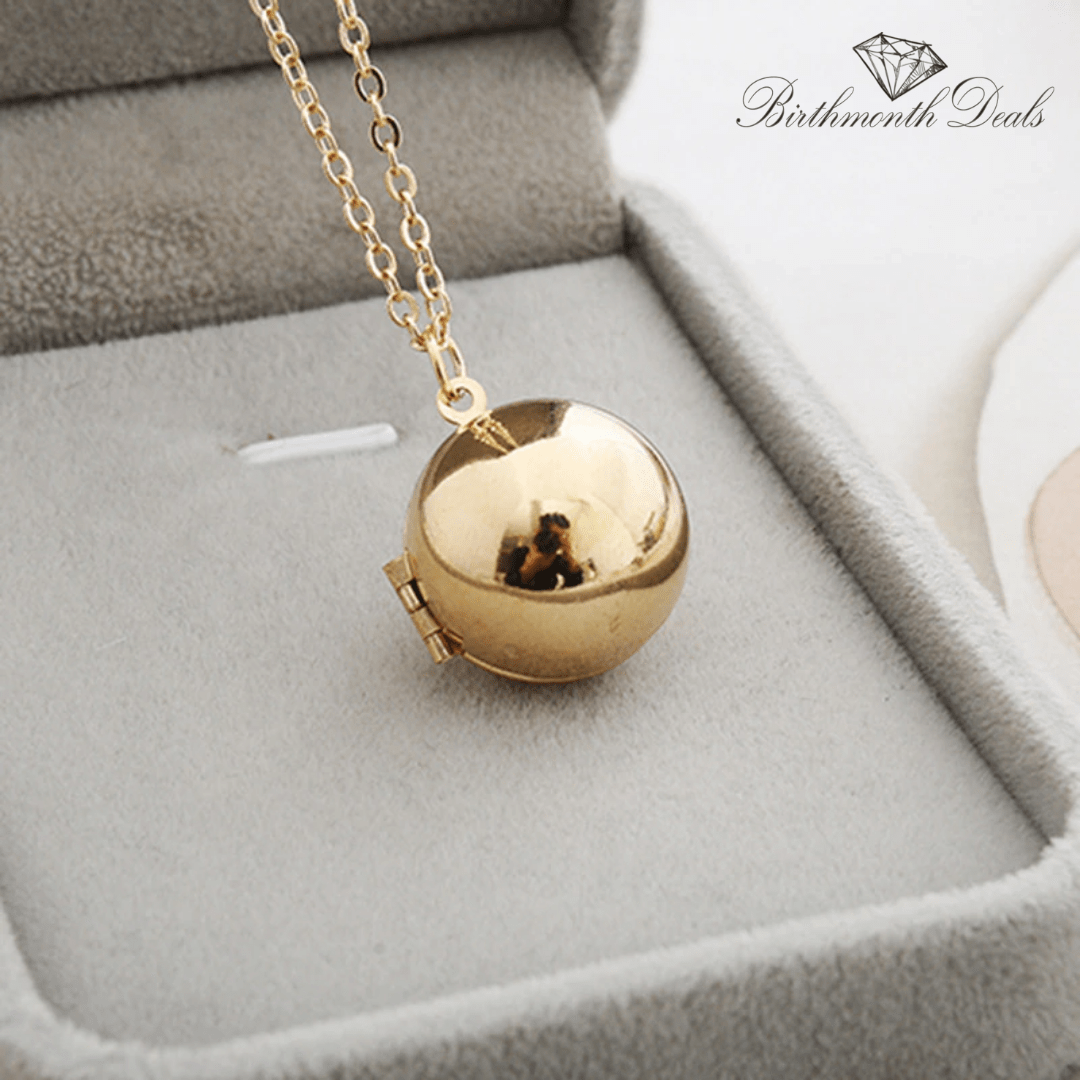 Openable Ball Necklace - Birthmonth Deals