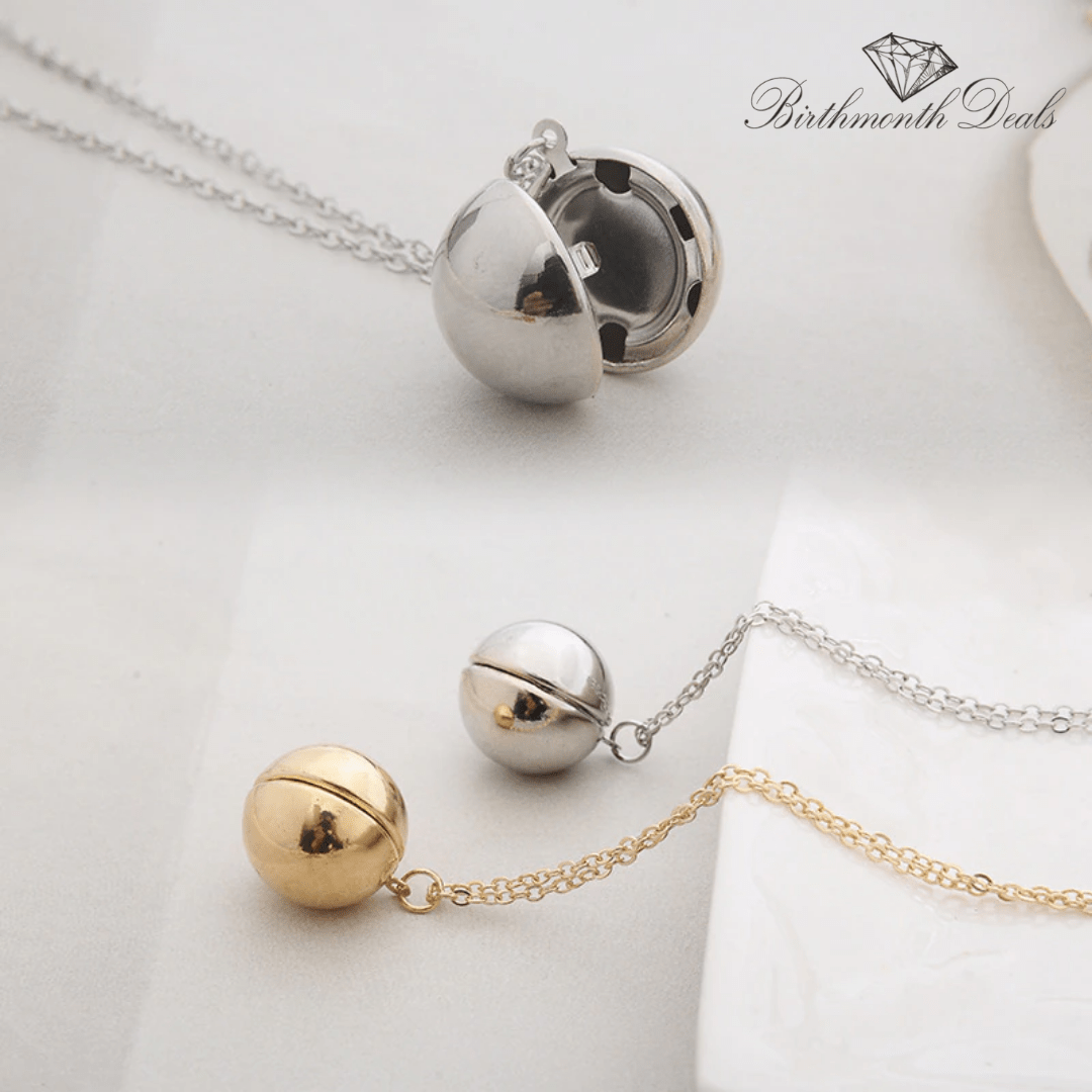 Openable Ball Necklace - Birthmonth Deals