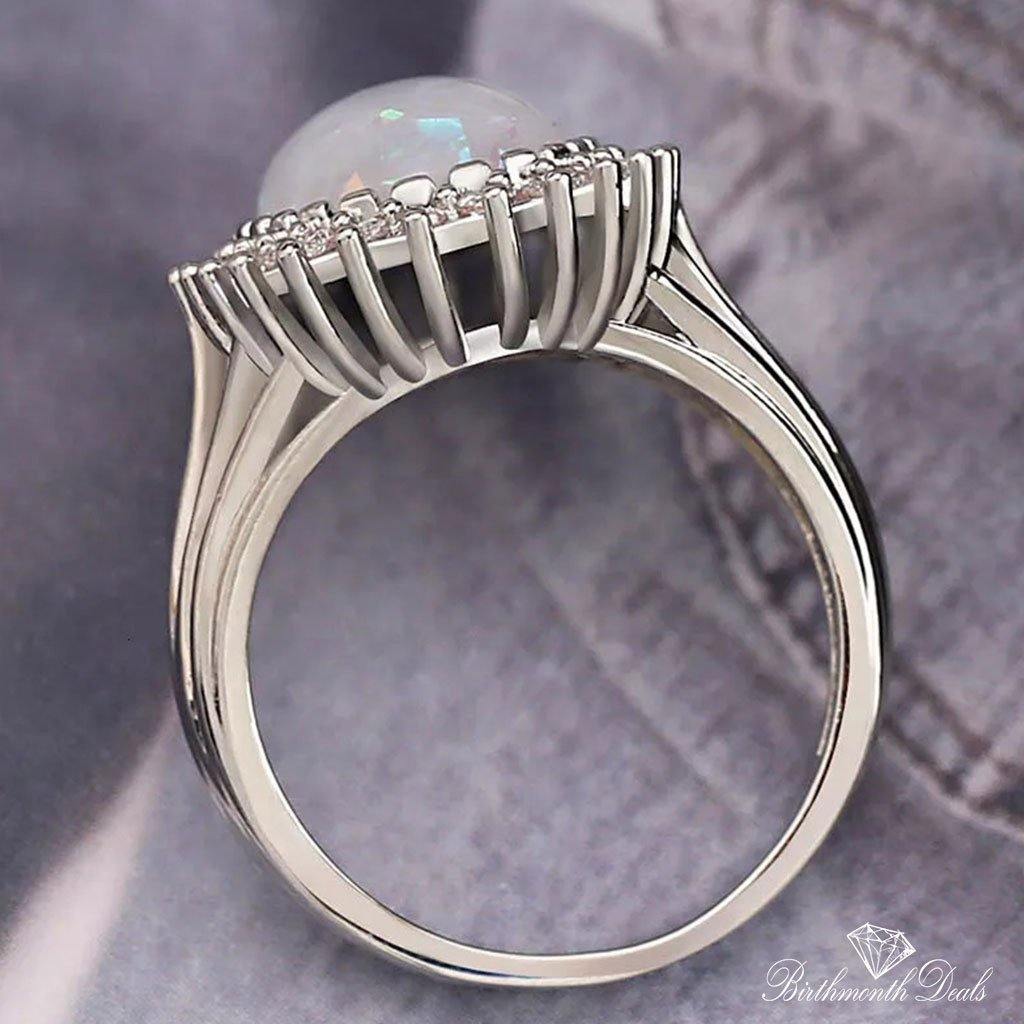 October Opal Birthstone Ring - Birthmonth Deals