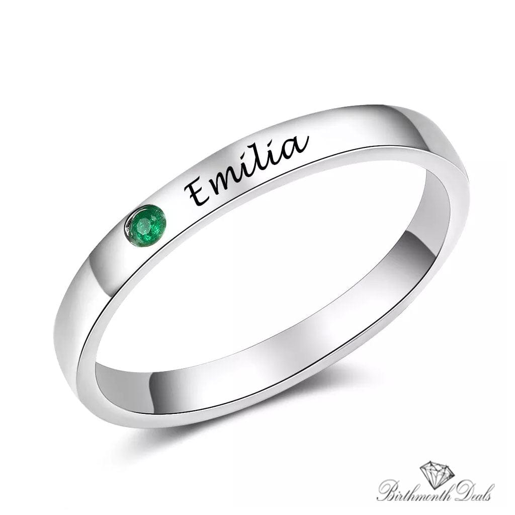 Personalized Birthstone Ring - Birthmonth Deals
