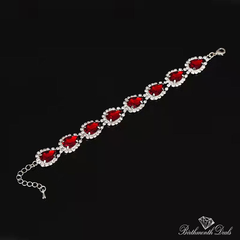 January Garnet Bracelet - Birthmonth Deals