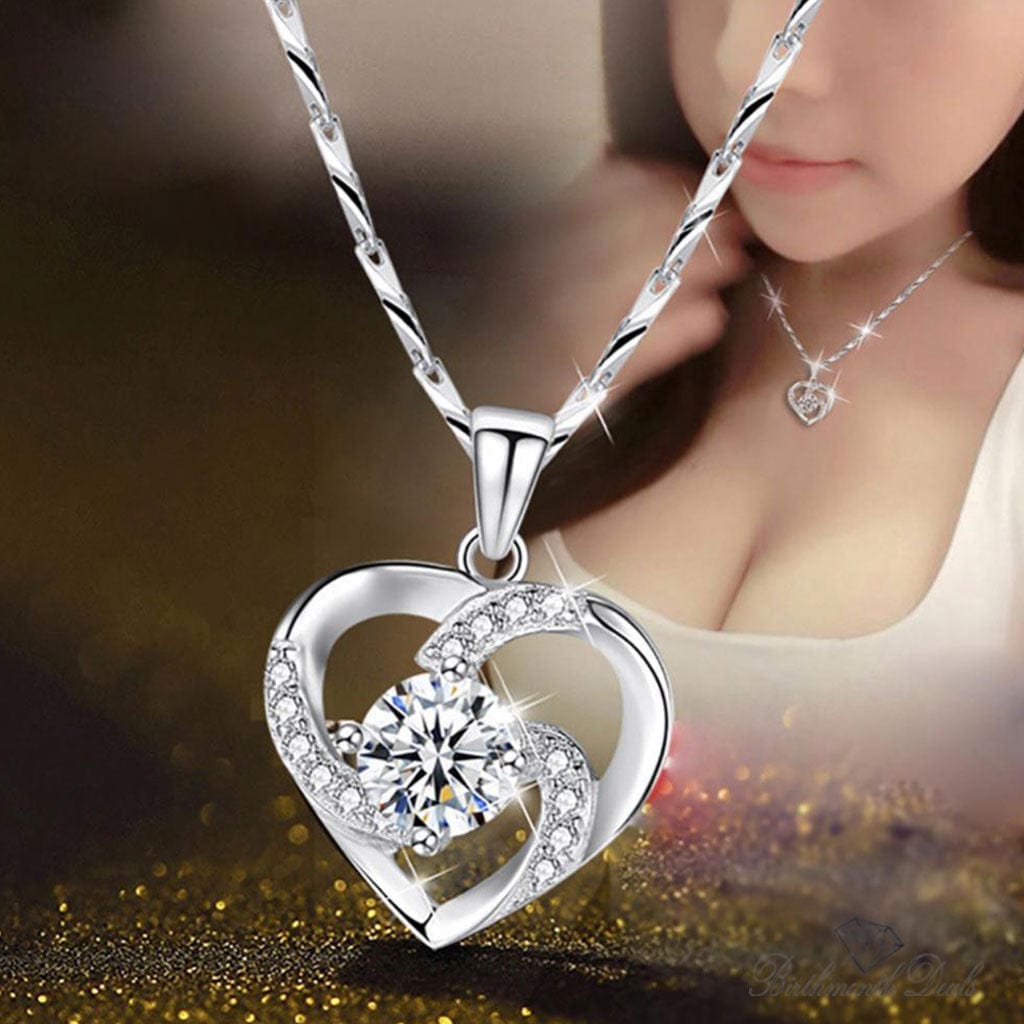 April Diamond Birthstone Necklace - Birthmonth Deals