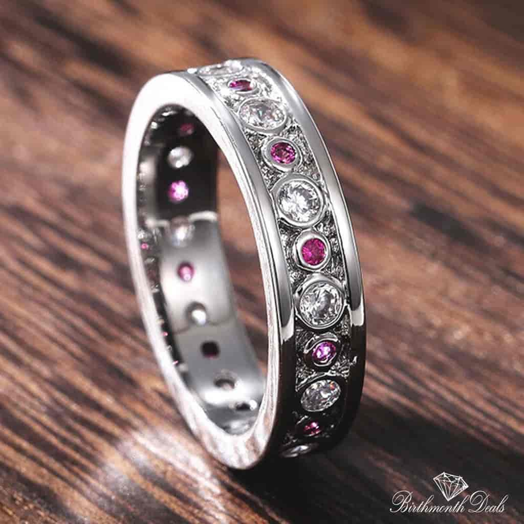 July Ruby Birthstone Ring - Birthmonth Deals