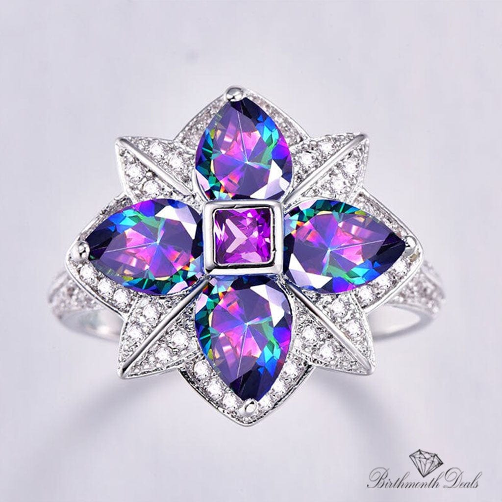 June Alexandrite Birthstone Ring - Birthmonth Deals